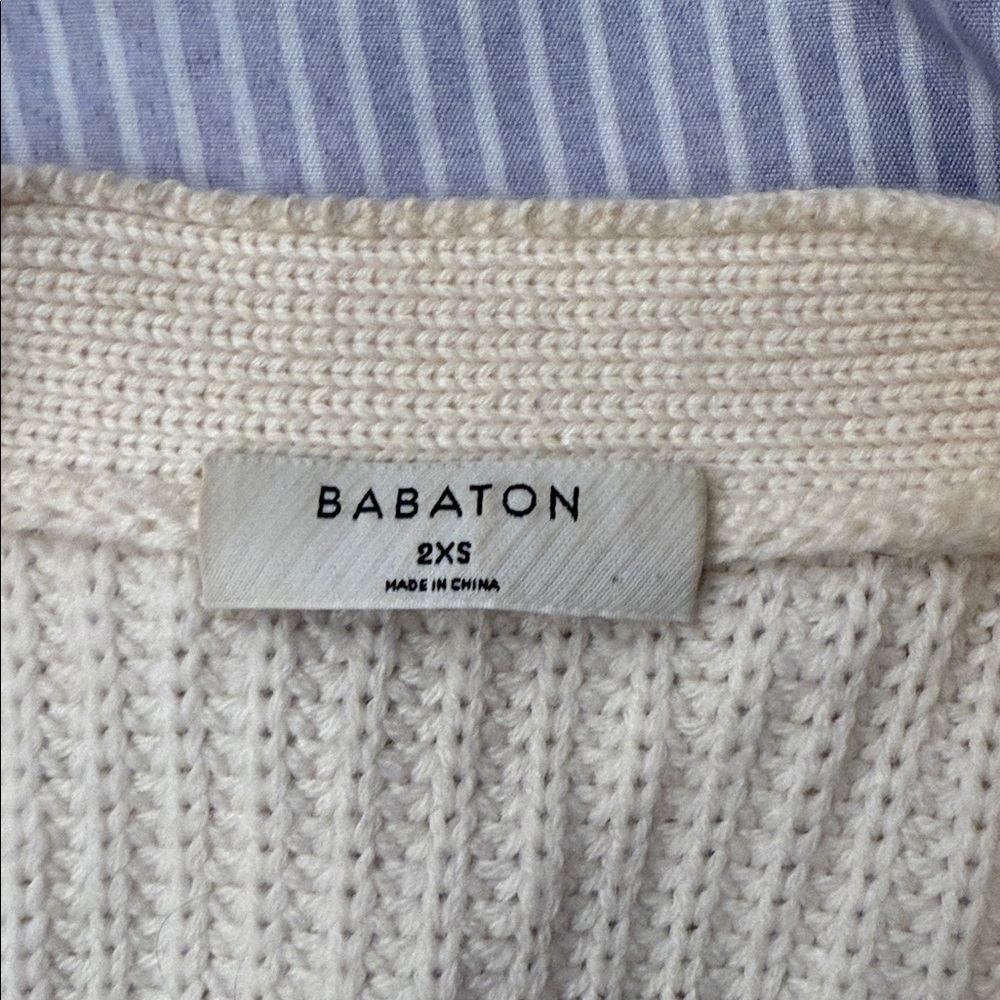 Aritzia Cream Cardigan Sweater - Picture 2 of 4